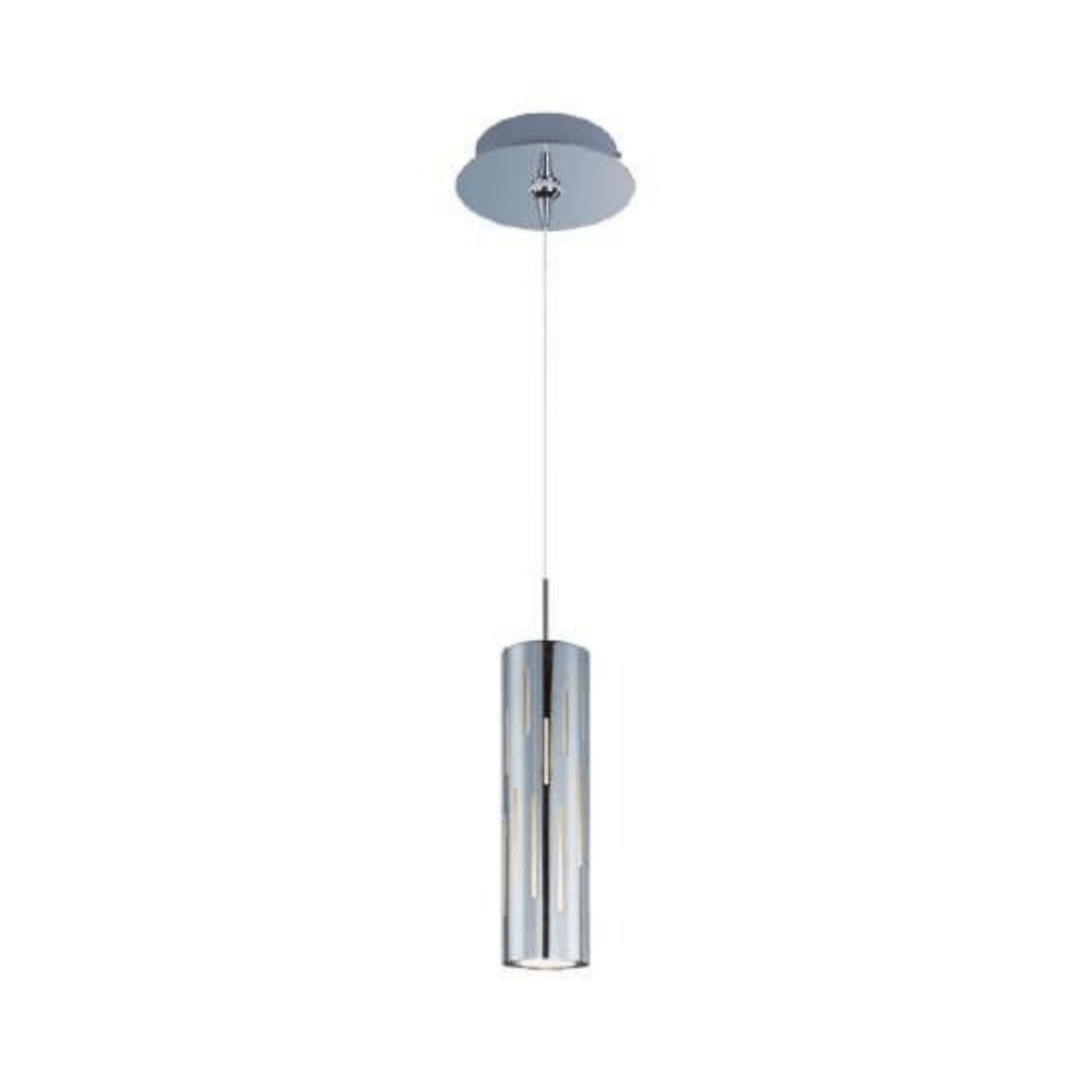 Lámpara colgante 1 luz led tipo cilindro de cristal frosteado Scope E94551-90PC Lámpara colgante 1 luz led tipo cilindro de cristal frosteado Scope E94551-90PC