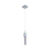 Lámpara colgante 1 luz de acero y vidrio con burbuja Fizz III E22761-89PC