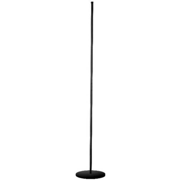 Lampara de pie, blanco cálido, 14 Watts, de piso, aluminio acabado negro, 100-240V ca, protección IP20