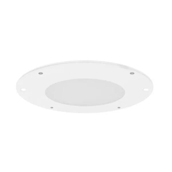 ILUCAB12V2WWWB-1.jpg Lampara led, blanco cálido, 2 Watts, óptica 120°, ultra delgado redondo empotrar o sobreponer, aluminio acabado blanco con cubiertas magnéticas incluye arillo de fijación y cubierta de metal, 12V cc, protección IP20