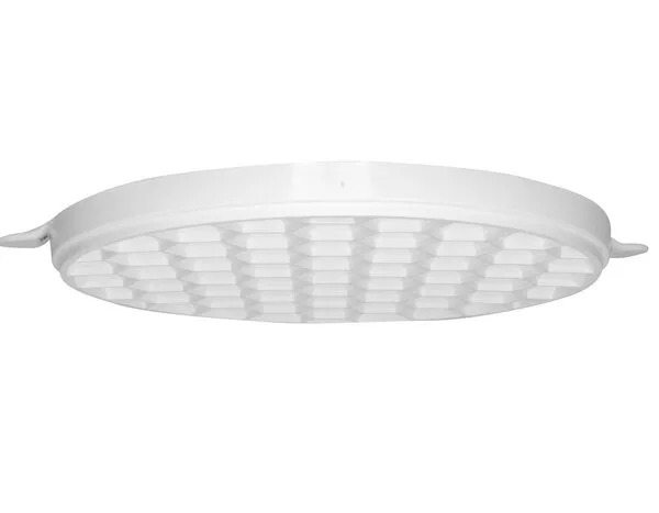 Lampara de techo LED, blanco, 24 Watts, óptica 110°, redondo, empotrar ajustable de 6 a 15 cm, cuerpo de aluminio y difusor de policarbonato, 85-265V ca, protección IP20