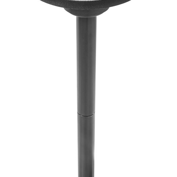 Lampara de piso, blanco cálido, 6 Watts, tipo estaca, policarbonato acabado negro incluye base para sobreponer, 100-240V ca, protección IP65