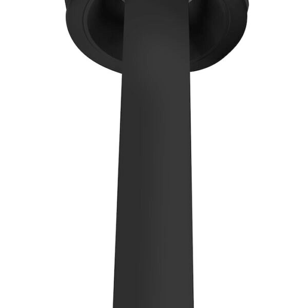 Lampara de techo LED, blanco cálido, 7 Watts, óptica 38° de empotrar, dirigible, aluminio acabado negro, 100-265V ca, protección IP20