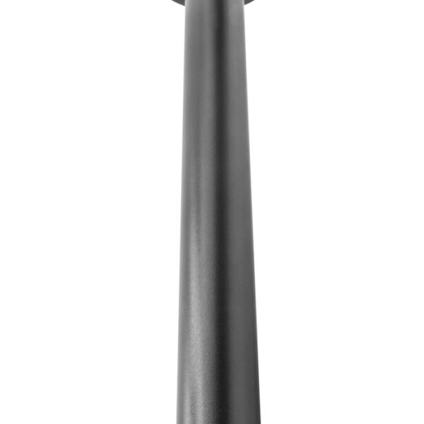 Lampara de techo LED blanco cálido, 7 Watts, óptica 24° de empotrar, dirigible, aluminio acabado negro, 100-265 V ca, protección IP20