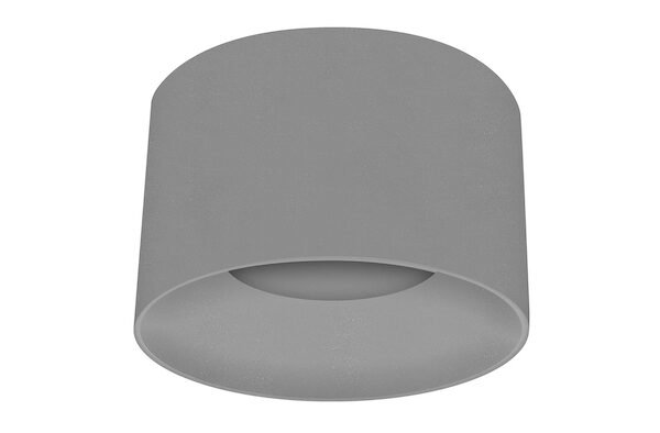 Lampara de techo LED, con base GX53 (incluye lámpara ILUGX535WWW), 5 Watts, óptica de 120°, de sobreponer, concreto acabado gris, 110 - 220 V ca, protección IP20