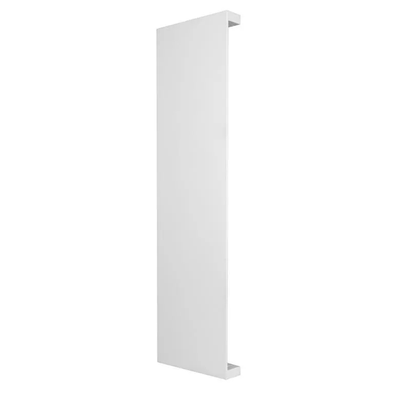 Lampara de pared, blanco cálido 2700 K, 12 Watts, rectangular salidas de luz laterales, de sobreponer, aluminio acabado blanco, 100-240V ca, protección IP65