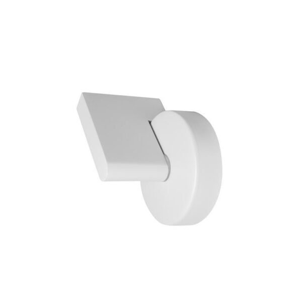 Lampara de pared, blanco cálido, 3 Watts, salida de luz directa, de sobreponer dirigible, aluminio acabado blanco, 85-265V ca, protección IP54