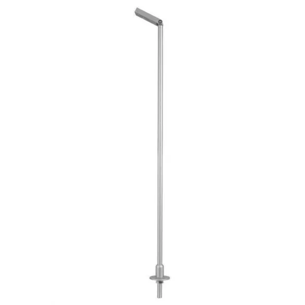 Luminario tipo poste, de led   1 cabezal, blanco neutro, 3 Watts, óptica 120°, cilíndrico  50 cm, dirigible, aluminio acabado gris no incluye fuente de alimentación modelo HYLED350MA03SN, 3-12V cc, protección IP20