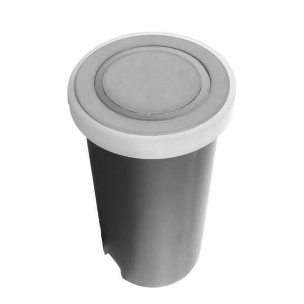 Lampara de piso, blanco cálido, 2 Watts, redondo, de empotrar, policarbonato, acero inoxidable, cuerpo de aluminio  incluye housing, 100-130V ca, protección IP65