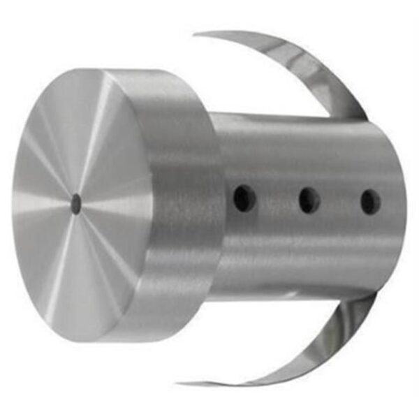 Lampara de pared, blanco cálido, 1 Watt, óptica 60°, redondo, de empotrar, aluminio, 100-240V ca, protección IP20
