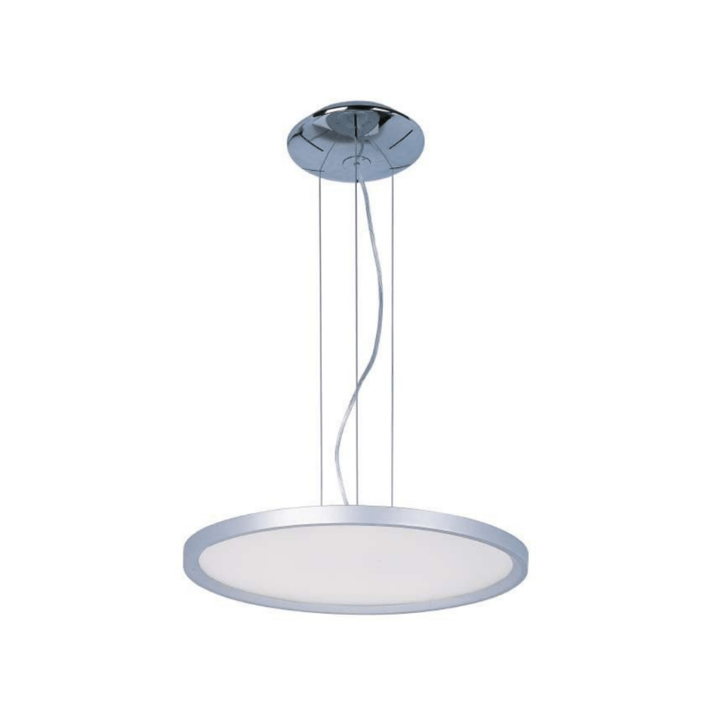 Lámpara colgante led de metal en color plata Moonbeam E22445-11MS