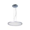 Lámpara colgante led de metal en color plata Moonbeam E22445-11MS