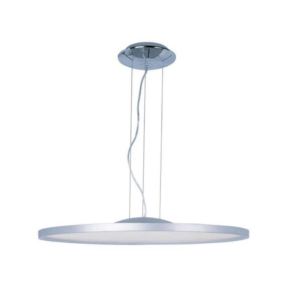 Lámpara colgante led de metal en color plata Moonbeam E22446-11MS