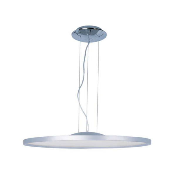 Lámpara colgante led de metal en color plata Moonbeam E22446-11MS