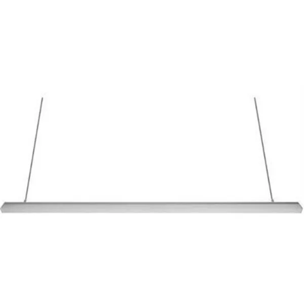 Lampara led, blanco cálido, 57 Watts, óptica 120°, suspendido, aluminio y acrílico  incluye soportes de fijación, 127V ca, protección IP20