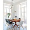 Q16509-BK-AMBIENTE-3.jpg Lampara colgante decorativa acabado en color negro mate y cristal transparente 9 luces