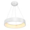 Lampara colgante  de led integrado acabado en color blanco mate