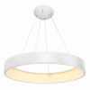Lampara colgante  de led integrado acabado en color blanco mate