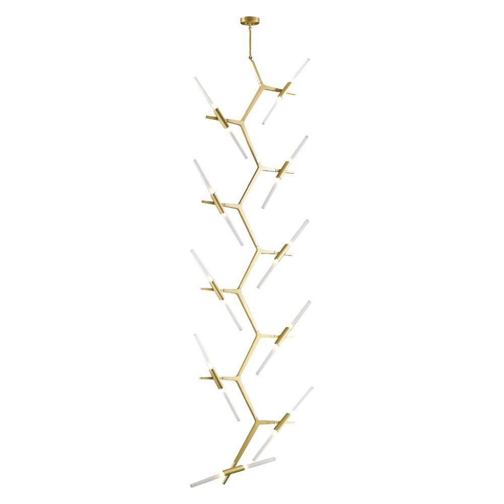 Lampara colgante en color oro 20 LED