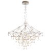 Lámpara colgante 72 luces led integrados de aluminio y acrílico Tolouse Q48186