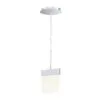 Lámpara colgante 1 luz led integrado con cuerpo de cristal Ice Q68271-CH