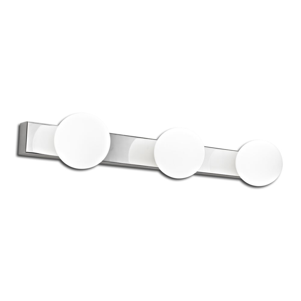 Q83035-CH-.jpg Lampara para baño de led integrado 3 luces metal cromado y cristal opalino