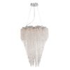 Lampara Cascada colgante decorativa cuerpo de cristal biselado