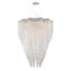 Lampara Cascada colgante decorativa cuerpo de cristal biselado