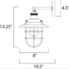 2795c947-9cdd-457f-9125-9d480ae36302 Lámpara para pared 1 luz vintage acabado en Bronce MiniHi-Bay 25070ACP/BUI