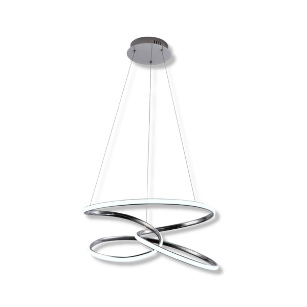 Lampara colgante LED moderno a control remoto con dimer de intensidad y temperatura de color mas 3 cambios de Luz Altura Regulable 124w WINGS