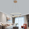 Lampara colgante LED moderno a control remoto con dimer de intensidad y temperatura de color mas 3 cambios de Luz Altura Regulable 124w WINGS