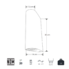 LAMPARA-DE-PARED-COLOR-GRIS-DE-CONCRETO-ILUEUR8016CG-ILUMILEDS-medidas