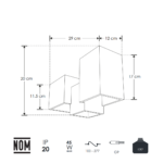 LAMPARA-DE-PARED-COLOR-GRIS-DE-CONCRETO-ILUEUR8020CG-ILUEUR8020YW-ILUMILEDS-medidas