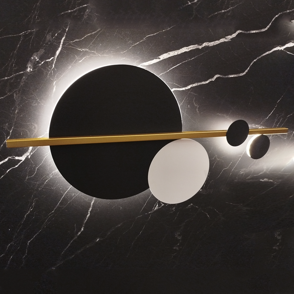 LUMINARIO ARBOTANTE ILUEUR556013WWWB ILUMILEDS LINEA EUROPEA - LAMPARA PARA PARED Y MURO COLOR NEGRO AMBIENTE ILUMILEDS-DESIGNLUX