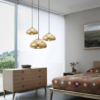 lampara-colgante-color-oro-nube-Q14228-GD 0 (2) Lámpara colgante 1 luz cuerpo de cristal acabado bronce, cromo y oro Nube Q14228
