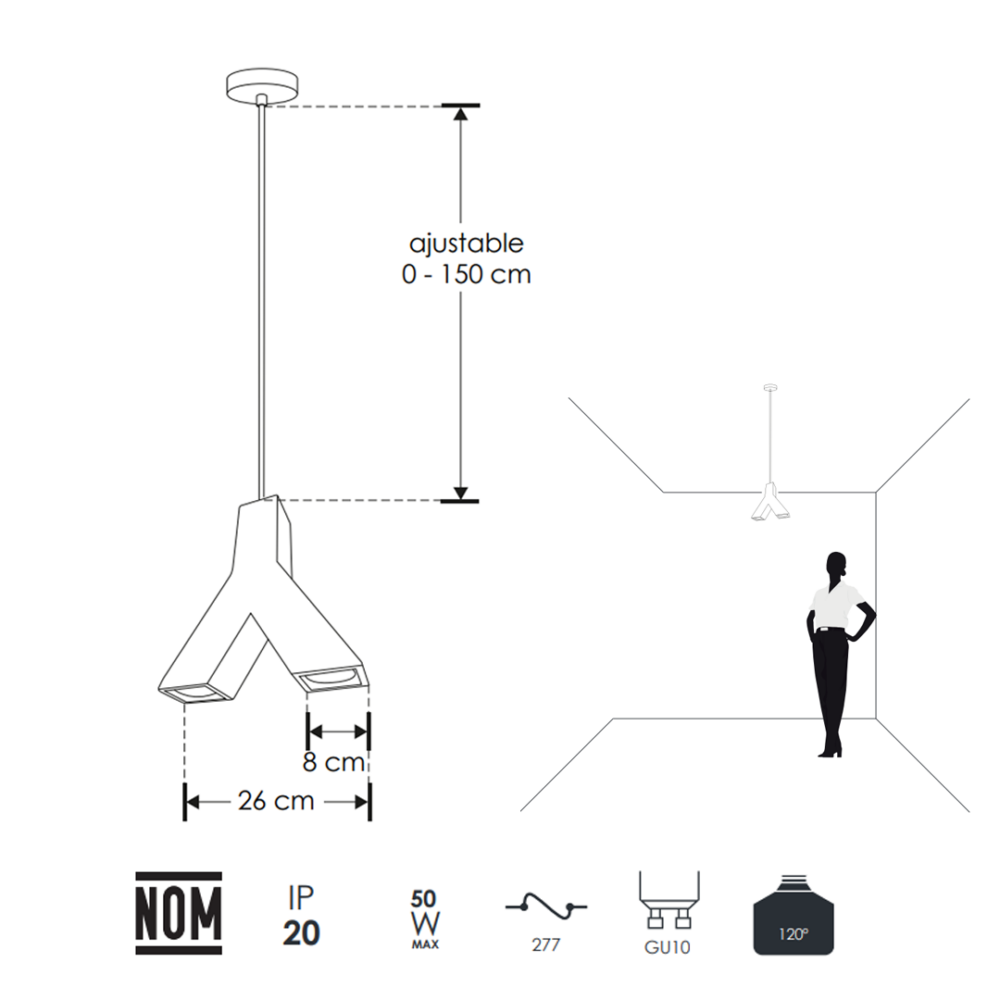 lampara-colgante-de-concreto-minimalista-ILUEUR7508CG-ILUEUR7508TW-medidas