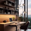 lampara-colgante-suspendida-color-negro-5luces-sakura-Q16066-BK