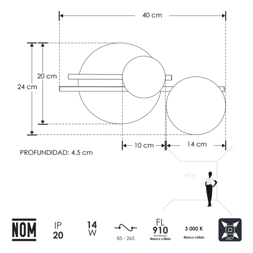 lampara-led-para-pared-minimalista-color-negro-ILUEUR554014WWWB-medidas