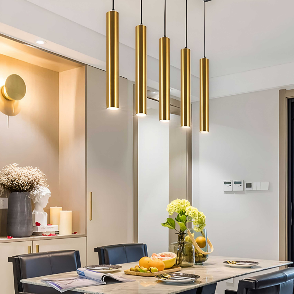 lampara-suspendida-color-dorado-minha-Q30351-GD 2 Lámpara colgante 1 luz led diferentes acabados negro, cromo y oro Minha Q30351
