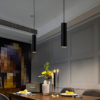 Lámpara colgante 1 luz led diferentes acabados negro, cromo y oro Minha Q30251