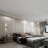 lampara-de-pared-led-inteligente-LUXICA-DESIGNLUX-BHUTAN-BD9306-ambiente-cromo-plateado lampara para pared LED con diseño moderno con 3 cambios con luz 14w BHUTAN