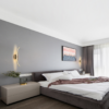lampara-de-pared-led-inteligente-LUXICA-DESIGNLUX-BHUTAN-BD9306-ambiente-dorado lampara para pared LED con diseño moderno con 3 cambios con luz 14w BHUTAN
