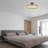 Lampara led para techo moderno a control remoto con dimer de intensidad y temperatura de color con 3 cambios de luz 26W NUVOLE
