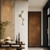 lampara-para-pared-muro-led-inteligente-LUXICA-DESIGNLUX-BACT-8436-ambiente lampara para pared con diseño moderno de cuatro esferas en diferentes tamaños G9 X 4 BACT