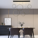 BUBBLES-9213-LAMPARA-COLGANTE-LED-6-AROS-DE-DOBLE-ALTURA-COLOR-NEGRO-LUXICA-DESIGNLUX