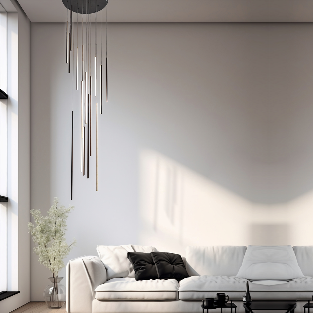 CASCADE-9289-LAMPARA-COLGANTE-LED-DE-DOBLE-ALTURA-COLOR-NEGRO-LUXICA-DESIGNLUX