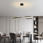 GROOVE-9701-LUXICA-lampara-colgante-LED-moderno-legante-color-negro-LUXICA