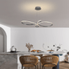 Lampara colgante LED moderno a control remoto con dimer de intensidad y temperatura de color mas 3 cambios de luz altura regulable KLEE 9262
