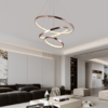 Lampara colgante 3 aros led a control remoto y dimer de intensidad mas 3 cambios de luz ASCENT LCD8037