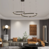 Lampara colgante 2 luces led a control remoto y dimer de intensidad mas 3 cambios de luz REFLECTION LCD8016